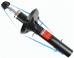 200954 SACHS Амортизатор пер.SKODA OCTAVIA I 96-11/VW GOLF IV 97-05 (газ.)
