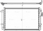 LRAC0861 LUZAR Радиатор кондиц. для а/м Kia Sorento (09-) 2.4i (выпуск с 2012г.) (LRAC 0861)