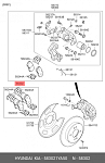 D11578267 EM BRAKES Задние колодки для дисковых торомозов .     Hyundai IX 35