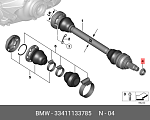 R15048 NTN / SNR Подшипник задн. ступ. ком/кт [ступица]