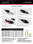 DB47036 MILES Отбойник и пыльник амортизатора, комплект. VW POLO седан SKODA FABIA II, RAPID, OCTAVIA