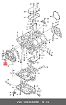 8456002 ELWIS ROYAL Сальник коленвала. AUDI A3 1.4TFSI 07-/ SKODA Octavia/Superb 1.4TSI 08-