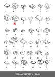 7740551 TE PARTS Разъём 5ти контактный ( комплектация: 5-pin, 5 уплотнения, 2 фиксатора)