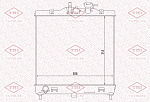TGA1070 TATSUMI Радиатор охлаждения