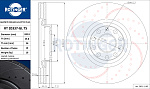 RT20337GLT5 ROTINGER Диск тормозной графитовый с перфорацией и насечками