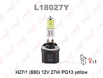 L18027Y LYNXAUTO Лампа H27W/1 12V PG13 YELLOW