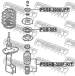 PGB001 FEBEST подшипник опоры амортизатора!\Peugeot 106-307/405/1007/309 83>