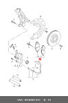 247380055100 BRECK Керамические тормозные колодки к-т, передние SEAT ALHAMBRA VW CC, PASSAT, PASSAT ALLTRACK, PASSAT C