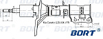 G22048001R BORT Стойка амортизационная газомасляная передняя правая