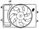 LFK0849 LUZAR Э/вентилятор охл. для а/м KIA SeltoS(19-)/Soul III (19-)2.0i (с кожухом) LFK0849