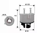 FS13002 JS ASAKASHI фильтр топливный