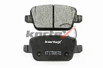 KT1708STD KORTEX Колодки торм. ПОДХОДИТ ДЛЯ Land Rover FREELANDER 06- задн. к-т KT1708STD