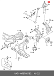 214033 DT SPARE PARTS Гайка с фланцем M10