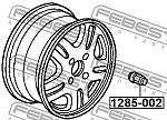 1285002 FEBEST Гайка колесная 1285-002