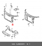 OEM0120PANP UNKNOWN BRAND Панель передняя (суппорт радиатора) Skoda Fabia 2 5J 2007-2010