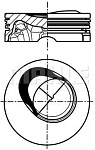 028PI00130000 MAHLE / KNECHT Поршень dm.71,01 1.2x1.2x2 STD