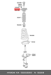 DFSAS259 DOUBLE FORCE Опора амортизатора DOUBLEFORCE