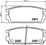 T1498 HELLA Комплект тормозных колодок, дисковый тормоз