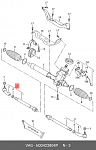 5500417SX STELLOX тяга рулевая с наконечником правая!\ VW Polo 1.2-1.4/1.4-1.9TDi 01>