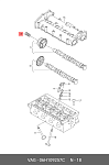 77BCV0054 MASTERKIT Клапан распредвала электромагнитный. Клапан VVT Skoda OCTAVIA II (1Z3) 2004 - 2013