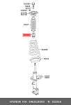 546262E000 HYUNDAI / KIA ОТБОЙНИК АМОРТИЗАТОРА ПЕР