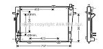 KAA2132 AVA Радиатор системы охлаждения