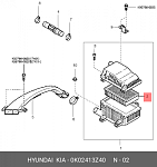 LFAF405 LUCAS ФИЛЬТР ВОЗДУШНЫЙ KIA RETONA (CE) 99-