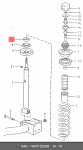 Z00206 ZENTPARTS Z00206_амортизатор задний газовый!\ VW Passat,Audi A6 except Quattro 96>