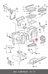 Z68081R ZIKMAR Резистор вентилятора отопителя Audi A3, TT, Seat Arosa, Cordoba, Ibiza, Leon, Toledo, Skoda Octavia,