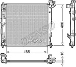 DRM41007 DENSO РАДИАТОР, ОХЛАЖДЕНИЕ ДВИГАТЕЛЯ