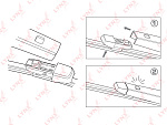LR28K LYNXAUTO ЩЕТКА СТЕКЛООЧИСТИТЕЛЯ ЗАД 280ММ SKODA FABIA 07-14 / YETI 09- VW GOLF VI-VII 08-13 / POLO 09