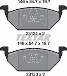 2313081 TEXTAR Колодки тормозные дисковые EPAD | перед |