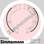 109901580 ZIMMERMANN Колодки тормозные барабанные | зад |