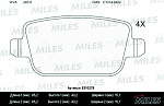 E510278 MILES Колодки тормозные задние (Смесь CERAMIC) FORD GALAXY/MONDEO/S-MAX/VOLVO S80/XC70/FREELANDER 06- (TRW GDB1708) E510278