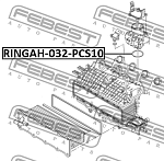 RINGAH032PCS10 FEBEST Кольцо уплотнительное корпуса дросс. заслонки VAG