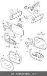 VM197GHR VIEW MAX VW25-109-2R Вставка зеркала R с подогр.прозр./SUPERB.06-/Golf PLUS.05-/PST 03-/
