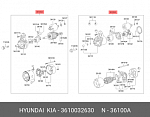 77ST110 MASTERKIT Стартер HYUNDAI H-1,SONATA, MITSUBISHI 77ST110