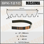 6PK1210 MASUMA Ремень ручейковый