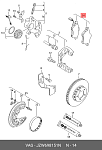 BP6081 PARTRA Колодки тормозные дисковые AUDI A4 1.8-2.8/1.9TDI/Q 1/95-11/00 ,A6 1.8-2.8/1.9TD