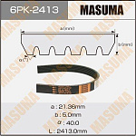 6PK2413 MASUMA Ремень поликлиновый MASUMA 6PK-2413