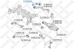 7700504SX STELLOX 77-00504-SX_сайлентблок рычага заднего верхнего!\ Hyundai Santa Fe/Son