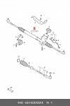 R23981NW MOTORHERZ Рул.рейка с тягами гидравл. AUDI A2 2000-2005,  two sensor HELLA; VW Polo 2001-2009,  two sensor HEL