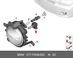 LNGH8 AUTOPROFI Лампа автомобильная галогенная H8, 12V, 35W, (PGJ19-1),1 шт, +30% LONG LIFE