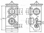 LTRV0811 LUZAR Клапан расш. кондиционера (ТРВ) для а/м Hyundai Sonata VI (10-) (LTRV 0811)