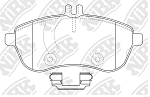 PN0452W NIBK Колодки тормозные дисковые передн. MB C-Class (W204) 2007-2014 / E-Class (W212) 2009 -.