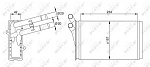 50524 NRF Радиатор отопителя. VW Passat 1.9D 01-