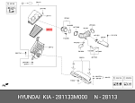 PAA065 PARTS-MALL Фильтр воздушный