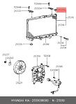 2533038000 HYUNDAI / KIA CAP RADIATOR