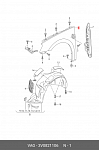 1060SYSD007G001R HOT-PARTS КРЫЛО ПЕРЕДНЕЕ ПРАВОЕ SKODA SUPERB 2016-