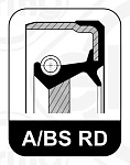 890100 ELRING Сальник коробки передач 40 x 56 x 8  A/BS RD ACM